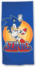 Sonic The Hedgehog Sonic Pyyhe Rantapyyhe Fast Drying Kids Towel 140x70 cm