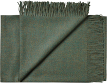 Cusco 130X200 Cm Home Textiles Cushions & Blankets Blankets & Throws Green Silkeborg Uldspinderi