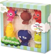 Babblarna- Plastic Figures Bd Mix 6 Ass. Toys Playsets & Action Figures Play Sets Multi/mønstret Babblarna*Betinget Tilbud