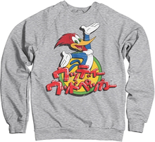 Woody Woodpecker Washed Japanese Logo Sweatshirt, Sweatshirt