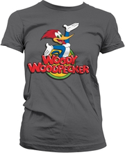 Woody Woodpecker Classic Logo Girly Tee, T-Shirt