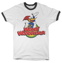 Woody Woodpecker Classic Logo Ringer Tee, T-Shirt