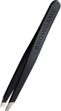 Browgame Cosmetics Signature Tweezer Slanted Soft Touch - Blackout