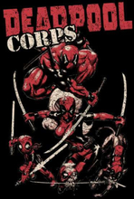 Marvel Deadpool Family Corps Männer T-Shirt – Schwarz - 3XL
