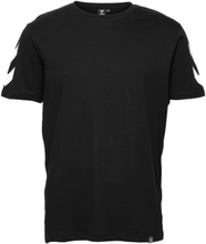 Hmllegacy Chevron T-Shirt T-shirts & Tops Short-sleeved Svart Hummel*Betinget Tilbud