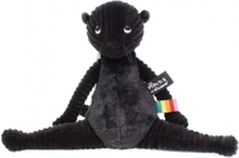 Les Deglingos knuffel otter zwart 39 cm