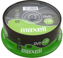 Maxell DVD+R 4.7GB 25-pack cakebox