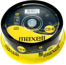 Maxell CD-R 52x 80min 25-pack cakebox