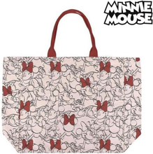 Håndtasker Minnie Mouse Håndtag Rød Beige