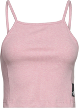 Studio Lounge Rib Tank Sport T-shirts & Tops Sleeveless Pink Adidas Sportswear