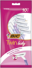 Bic BIC Twin Lady Engangsskraber, 10 stk.
