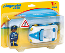 Playmobil 1.2.3. politibil - 9384