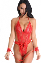 Floral Teddy With Wrist Restraints M
