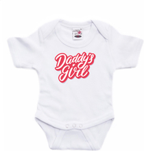 Daddys girl geboorte cadeau romper wit voor babys