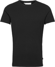 David Crew Neck T-Shirt T-shirts Short-sleeved Svart Casual Friday*Betinget Tilbud