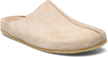 Sandals - Flat - Closed Toe - Op Shoes Mules & Slip-ins Flat Mules Cream ANGULUS