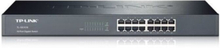 Switch til netværket med kontaktskab TP-Link TL-SG1016 16P Gigabit 19"