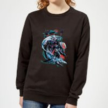 Aquaman Black Manta & Ocean Master Women's Sweatshirt - Black - XS - Black