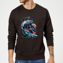 Aquaman Black Manta & Ocean Master Sweatshirt - Black - S - Black