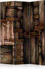 Skærmvæg Wooden puzzle