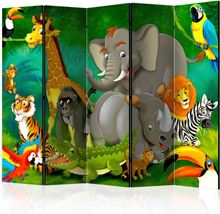 Skærmvæg Colourful Safari II