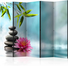 Skærmvæg Water Lily and Zen Stones II