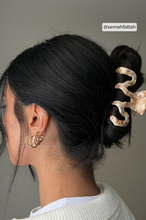 NA-KD Accessories Set med återvunna flätade örhängen - Gold