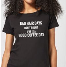 Bad Hair Days Don't Count Women's T-Shirt - Black - 5XL - Black