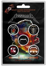 Metallica: Button Badge Pack/Hardwired to self-destruct (Retail Pack)