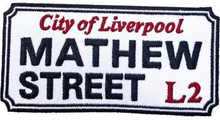 Road Sign: Standard Patch/Mathew Street Liverpool Sign