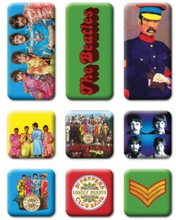 The Beatles: Fridge Magnet Set/Sgt Pepper