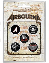 Airbourne: Button Badge Pack/Boneshaker (Retail Pack)