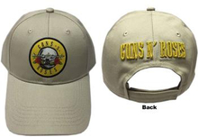 Guns N"' Roses: Unisex Baseball Cap/Circle Logo (Sand)