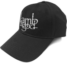 Lamb Of God: Unisex Baseball Cap/Logo (Sonic Silver)