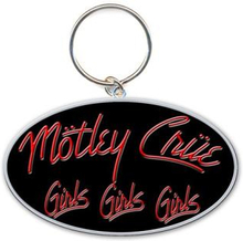Mötley Crue: Keychain/Girls Girls Girls (Enamel In-fill)