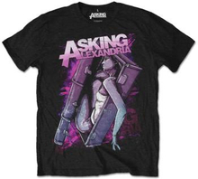 Asking Alexandria: Unisex T-Shirt/Coffin Girl (Retail Pack) (Medium)