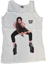 Lady Gaga: Ladies Vest T-Shirt/The Arm (Large)