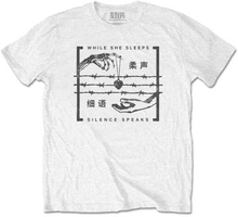While She Sleeps: Unisex T-Shirt/Silence Speaks (X-Large)