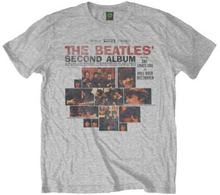 The Beatles: Unisex T-Shirt/Second Album (Medium)