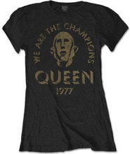 Queen: Ladies T-Shirt/We Are The Champions (Large)
