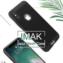 IMAK Jazz Mesh PC Hard Phone Cover + Screen Protector Film til iPhone X