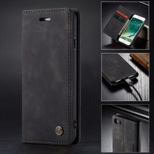 CASEME 013 Series PU Leather Mobile Phone Shell with Wallet Stand for iPhone 8/7/SE (2020)/SE (2022)