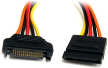 Startech 15 Pin Sata Power Extension Cable 3,050m 15 Pin Serial Ata Strøm Han 15 Pin Serial Ata Strøm Hun