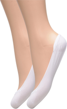 Ida Premium Steps 2-Pack 70 Den Lingerie Socks Footies/Ankle Socks Hvit Swedish Stockings*Betinget Tilbud
