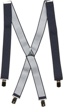 Braces Micro Dot Accessories Suspenders Blue Amanda Christensen