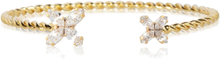 Gull Caroline Svedbom Crystal Star Bracelet Gold Crystal Armbånd