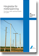 SEK Handbok 443 - Hängkablar för mellanspänning : provning av kabel, upphängningsdon och system : en handbok