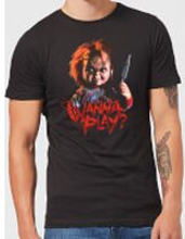 Chucky Wanna Play? Men's T-Shirt - Black - S
