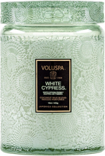 Voluspa White Cypress Large Glass - 453 g
