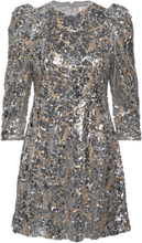 Hollis Sequin Mini Dress Dresses Sequin Dresses Multi/mønstret By Malina*Betinget Tilbud